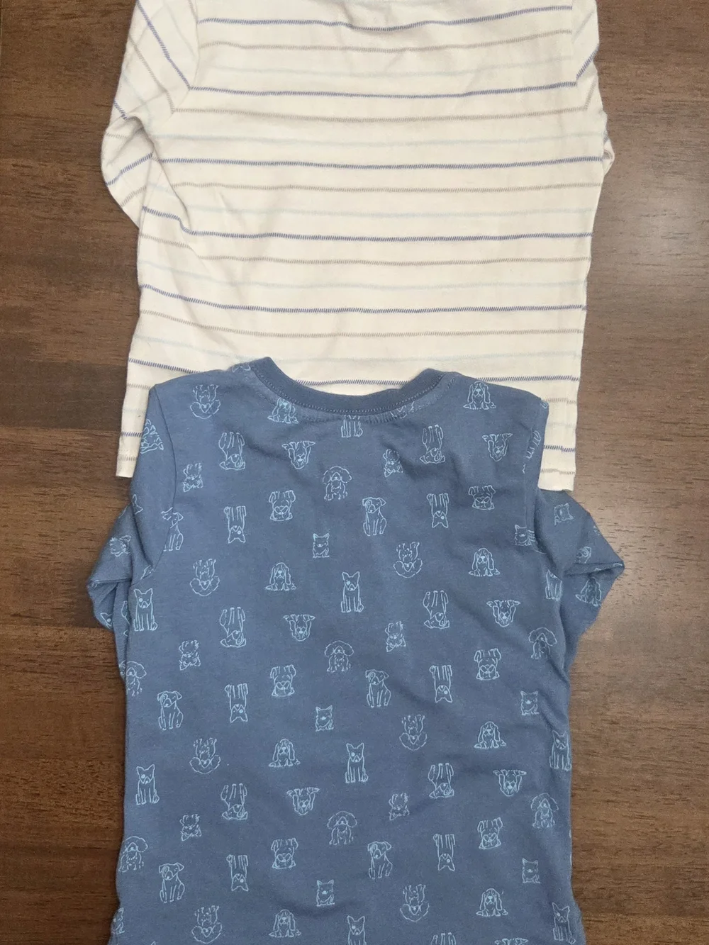Tommy Bahama Light Blue Baby Henley with Mint Dog Print